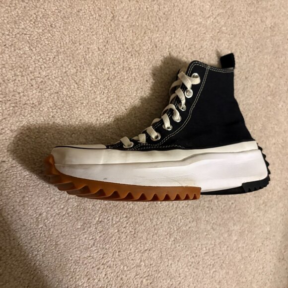 Converse CT Allstar Run Star Hike Hi Shoes Unisex M7.5 W9 Black White 166800C - Picture 6 of 9